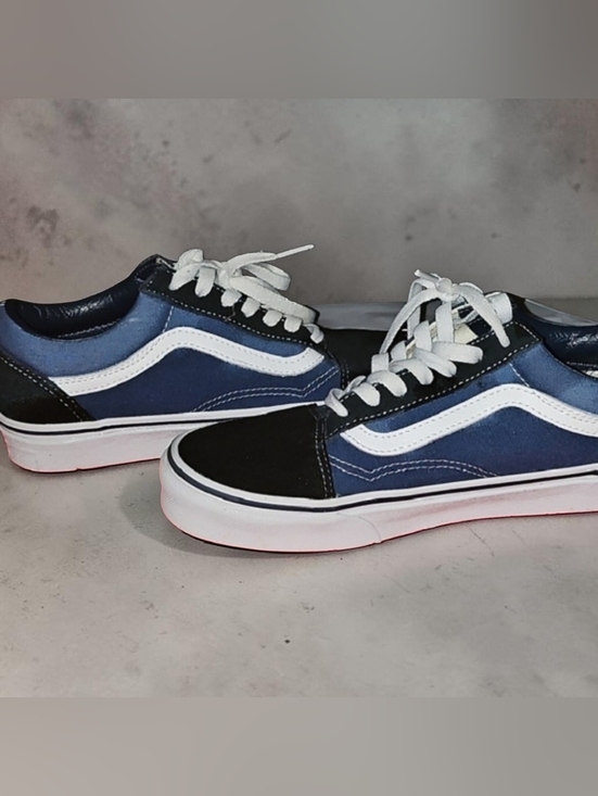 Vans Shoes - Vans SuedeClassic Low-Top Canvas Sneakers in Navy and Black - Casual